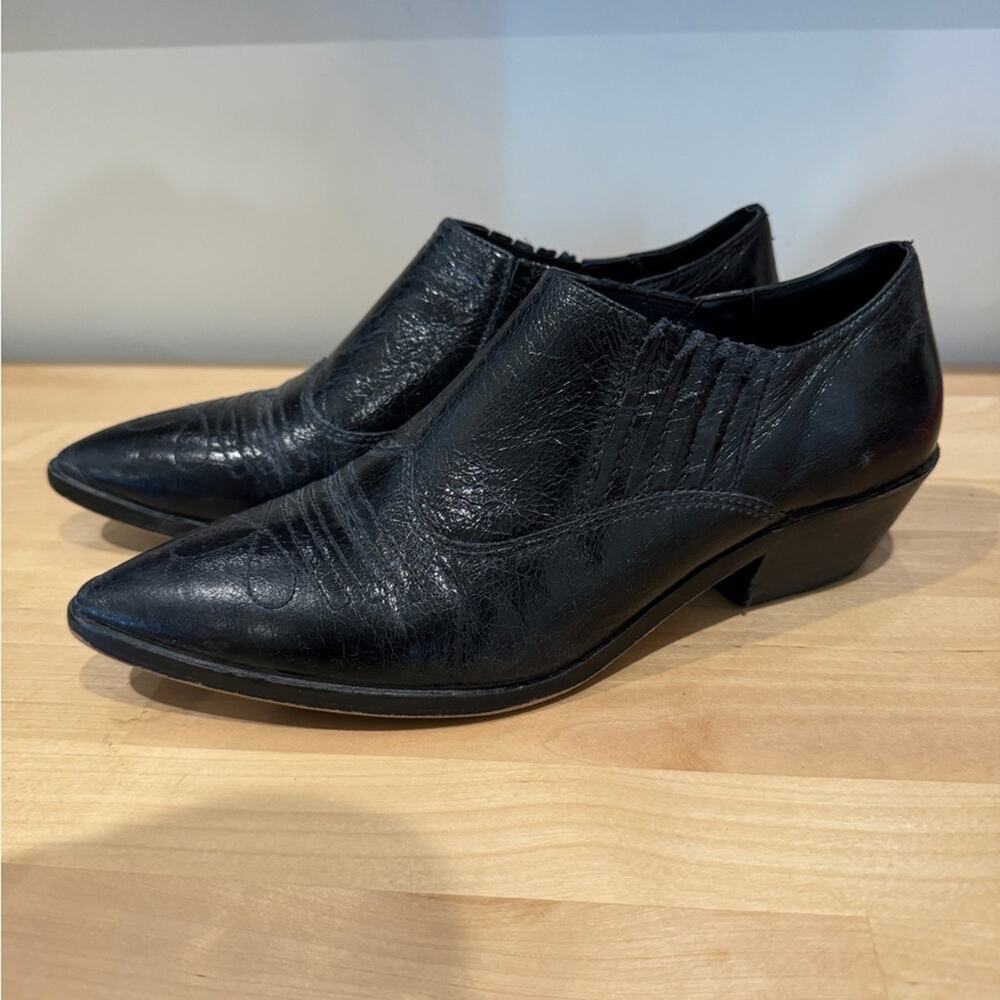 Rebecca Minkoff Koso Black Western‎ Bootie - Size 7.5